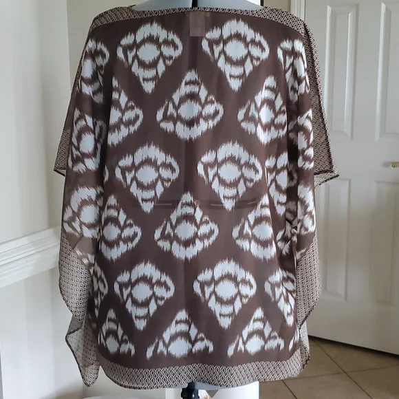 Talbots Sheer Top Tunic Size Small Medium - Picture 5 of 8